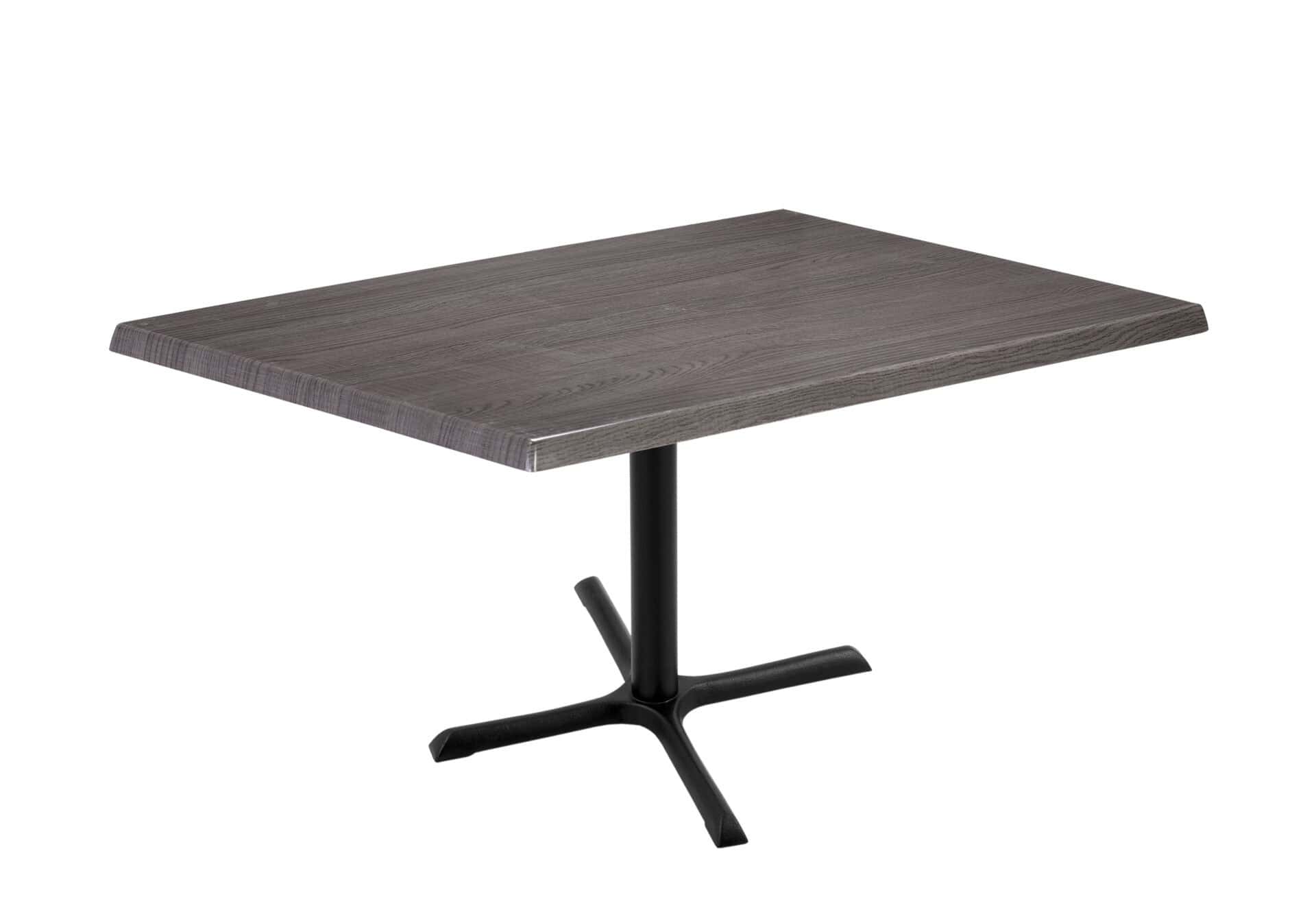 30-Inch Tall Indoor/Outdoor Table with 30 x 48-Inch Diameter Charcoal Rectangle Top, Black Wrinkle Base, and 30 x 30-Inch Diameter Foot 1 30-Inch Tall Indoor/Outdoor Table with 30 x 48-Inch Diameter Charcoal Rectangle Top, Black Wrinkle Base, and 30 x 30-Inch Diameter Foot