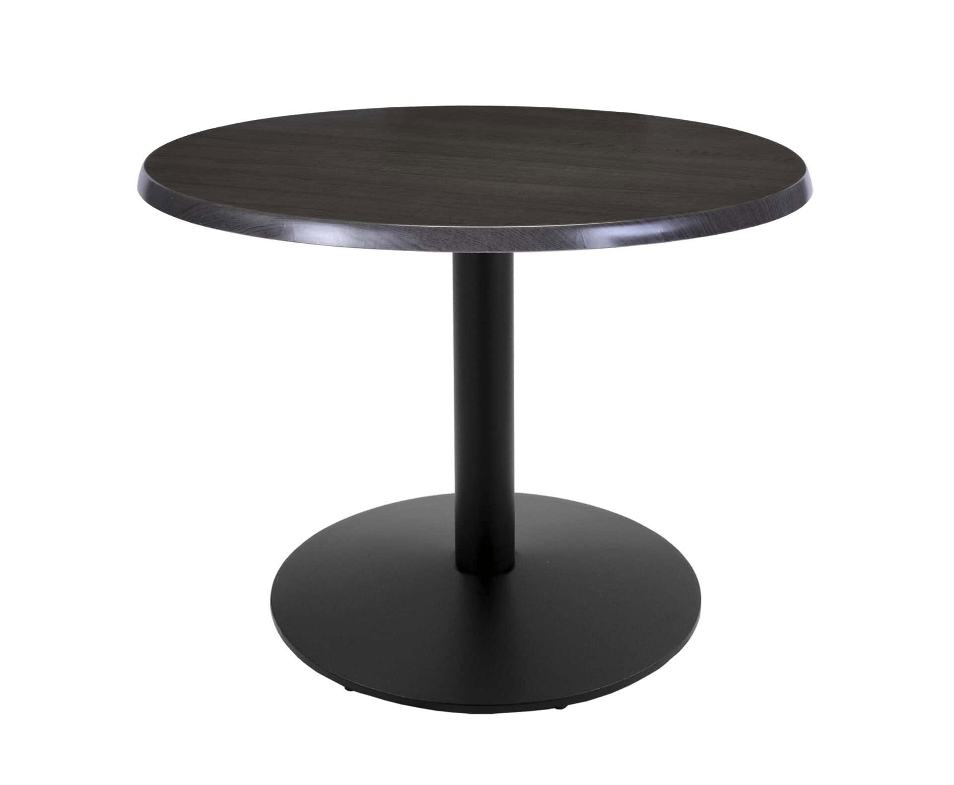 30-Inch Tall Indoor/Outdoor Table with 30-Inch Diameter Charcoal Round Top, Black Wrinkle Base, and 22-Inch Diameter Foot 1 30-Inch Tall Indoor/Outdoor Table with 30-Inch Diameter Charcoal Round Top, Black Wrinkle Base, and 22-Inch Diameter Foot