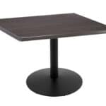 30-Inch Tall Indoor/Outdoor Table with 36 x 36-Inch Diameter Charcoal Square Top, Black Wrinkle Base, and 22-Inch Diameter Foot 6 30-Inch Tall Indoor/Outdoor Table with 36 x 36-Inch Diameter Charcoal Square Top, Black Wrinkle Base, and 22-Inch Diameter Foot