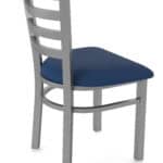 18-Inch Stainless Steel Chair with Breeze Sapphire 2.5-Inch Cushion Seat and Ladder Back 11 18-Inch Stainless Steel Chair with Breeze Sapphire 2.5-Inch Cushion Seat and Ladder Back