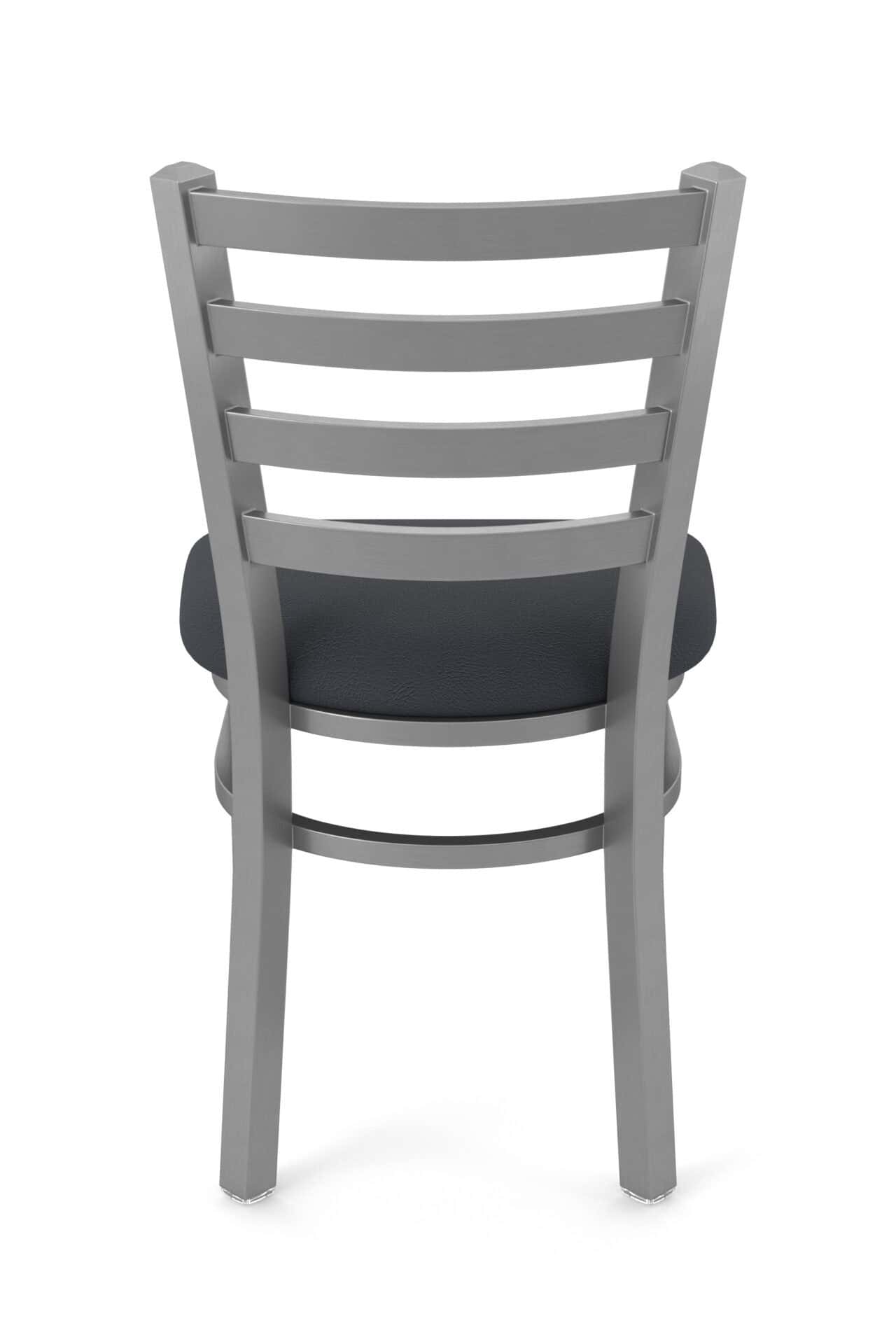 18-Inch Stainless Steel Chair with Breeze Graphite 2.5-Inch Cushion Seat and Ladder Back 6 18-Inch Stainless Steel Chair with Breeze Graphite 2.5-Inch Cushion Seat and Ladder Back - Image 6