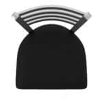 18-Inch Stainless Steel Chair with Breeze Black 2.5-Inch Cushion Seat and Ladder Back 12 18-Inch Stainless Steel Chair with Breeze Black 2.5-Inch Cushion Seat and Ladder Back