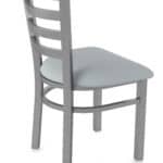 18-Inch Stainless Steel Chair with Breeze Sidewalk 2.5-Inch Cushion Seat and Ladder Back 11 18-Inch Stainless Steel Chair with Breeze Sidewalk 2.5-Inch Cushion Seat and Ladder Back