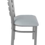18-Inch Stainless Steel Chair with Breeze Sidewalk 2.5-Inch Cushion Seat and Ladder Back 13 18-Inch Stainless Steel Chair with Breeze Sidewalk 2.5-Inch Cushion Seat and Ladder Back