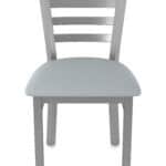 18-Inch Stainless Steel Chair with Breeze Sidewalk 2.5-Inch Cushion Seat and Ladder Back 14 18-Inch Stainless Steel Chair with Breeze Sidewalk 2.5-Inch Cushion Seat and Ladder Back