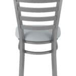 18-Inch Stainless Steel Chair with Breeze Sidewalk 2.5-Inch Cushion Seat and Ladder Back 15 18-Inch Stainless Steel Chair with Breeze Sidewalk 2.5-Inch Cushion Seat and Ladder Back