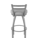 30-Inch Stainless Steel Swivel Bar Stool with Breeze Sidewalk 2.5-Inch Cushion Seat, Low Ladder Back, and Single-Ring Base 15 30-Inch Stainless Steel Swivel Bar Stool with Breeze Sidewalk 2.5-Inch Cushion Seat, Low Ladder Back, and Single-Ring Base