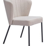 Stackable Mid-Century Modern Dining Chair with Tufted Upholstery (Set of 2) 13 Stackable Mid-Century Modern Dining Chair with Tufted Upholstery (Set of 2)