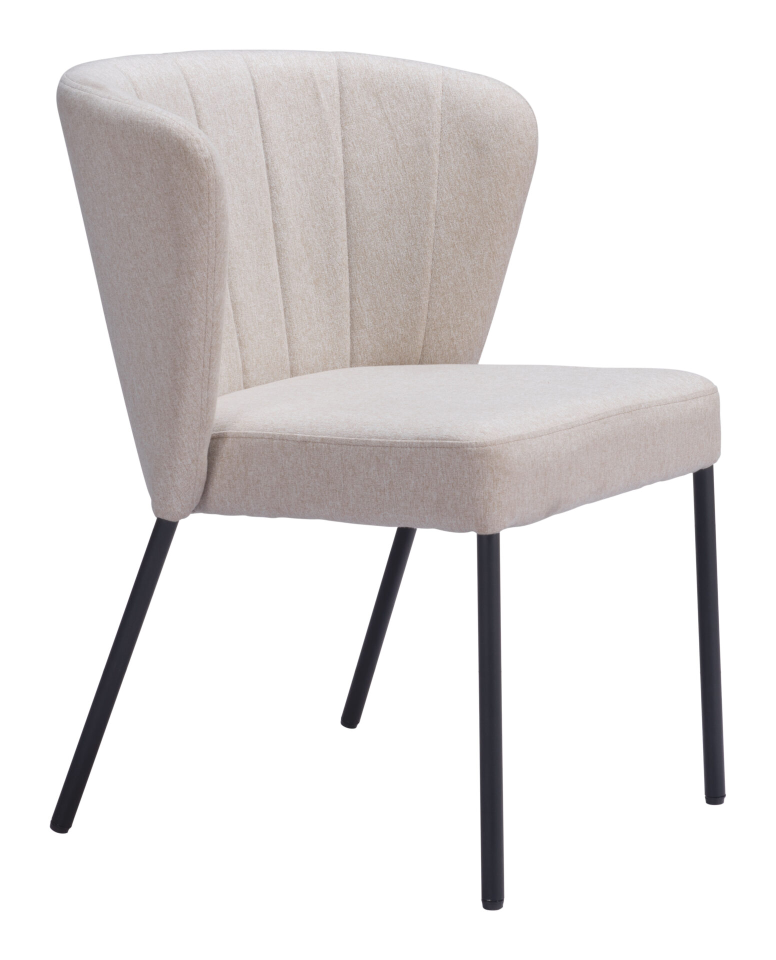 Stackable Mid-Century Modern Dining Chair with Tufted Upholstery (Set of 2) 3 Stackable Mid-Century Modern Dining Chair with Tufted Upholstery (Set of 2) - Image 3