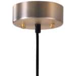 Gold and Black Modern LED Ceiling Lamp with Adjustable Cord