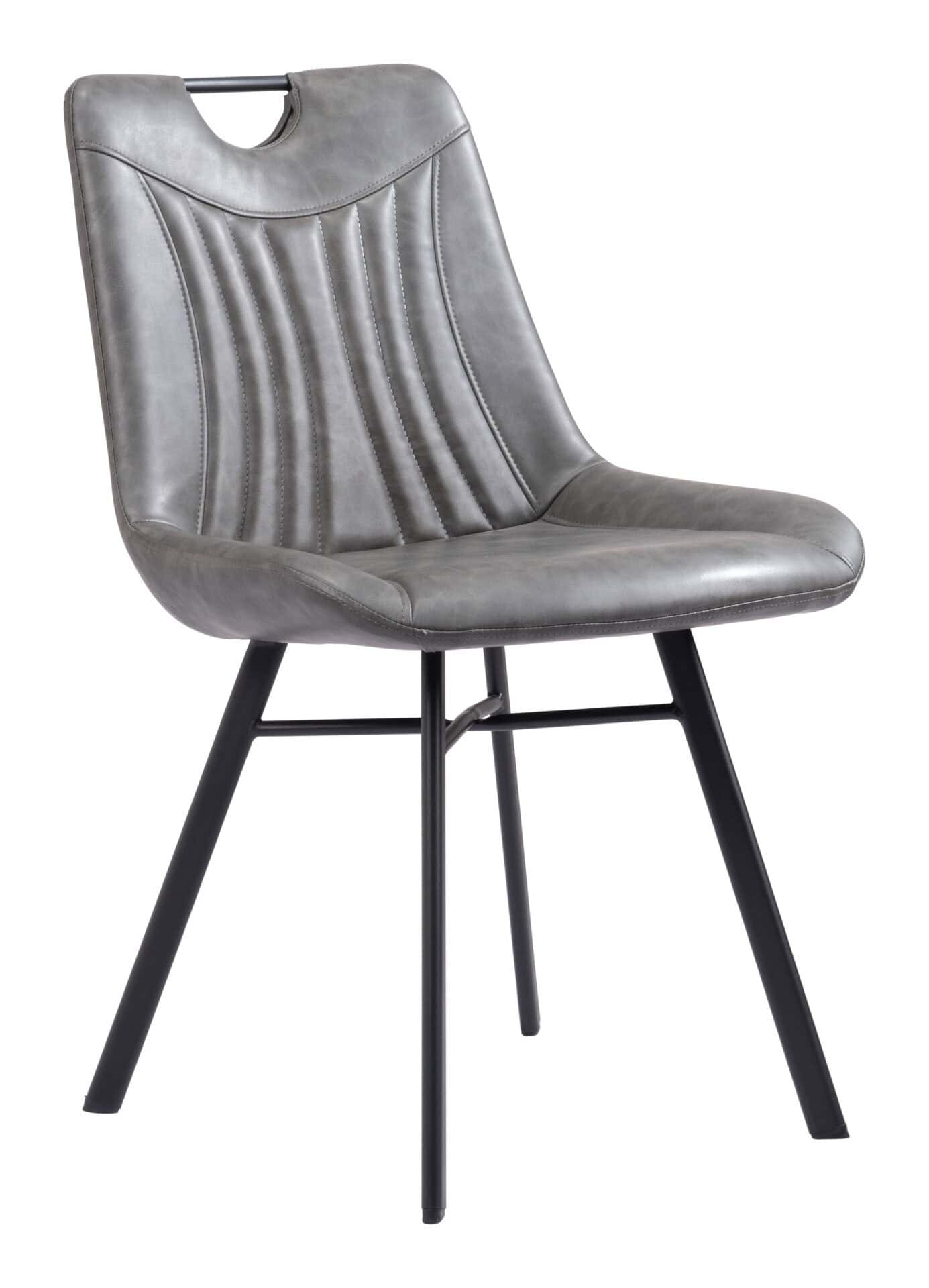 Modern Velvet Dining Chair with Steel Legs and Tufted Upholstery (Set of 2) 2 Modern Velvet Dining Chair with Steel Legs and Tufted Upholstery (Set of 2) - Image 2