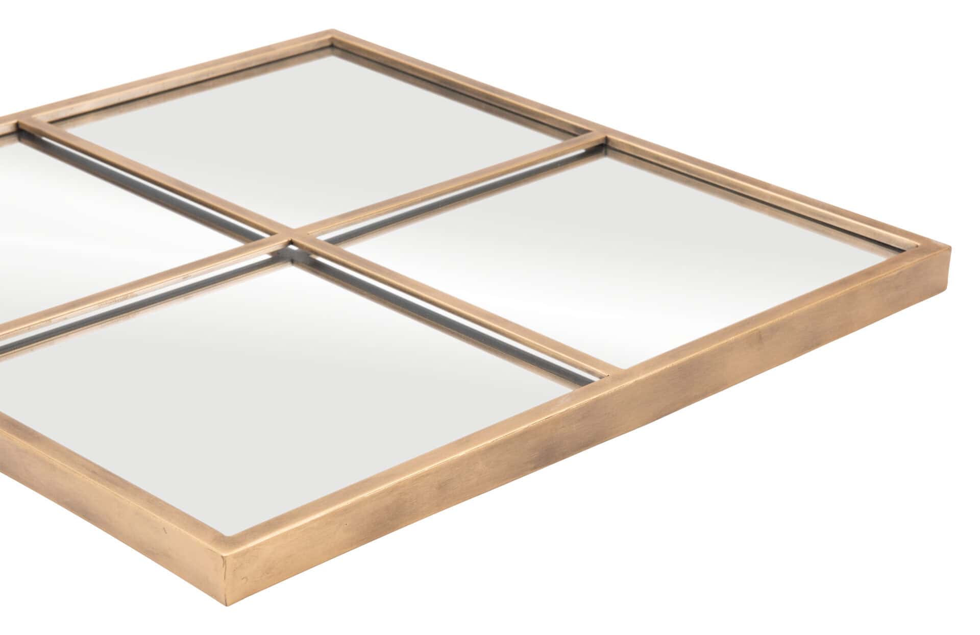 Geometric Gold Steel Frame Mirror – Modern Glam Design 8 Geometric Gold Steel Frame Mirror – Modern Glam Design - Image 8