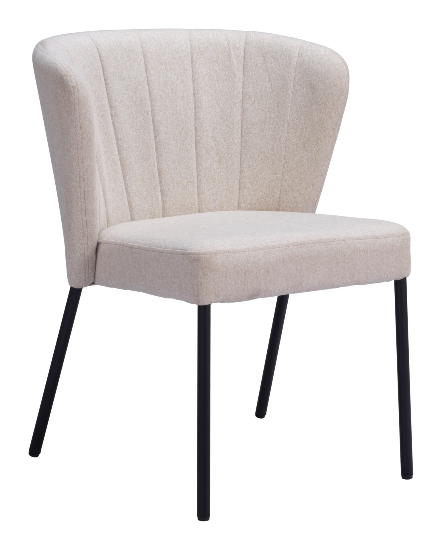 Stackable Mid-Century Modern Dining Chair with Tufted Upholstery (Set of 2) 7 Stackable Mid-Century Modern Dining Chair with Tufted Upholstery (Set of 2) - Image 7