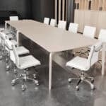 Ergonomic Armless Office Chair with Adjustable Height and Faux Leather 11 Ergonomic Armless Office Chair with Adjustable Height and Faux Leather