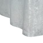 Antique Silver Aluminum Coffee Table with Modern Boho Chic Design