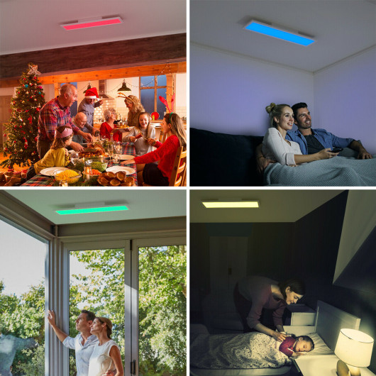 RGB LED Ceiling Light with Remote and Adjustable Brightness 6 RGB LED Ceiling Light with Remote and Adjustable Brightness - Image 6
