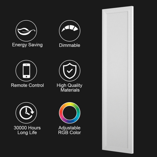 RGB LED Ceiling Light with Remote and Adjustable Brightness 5 RGB LED Ceiling Light with Remote and Adjustable Brightness - Image 5