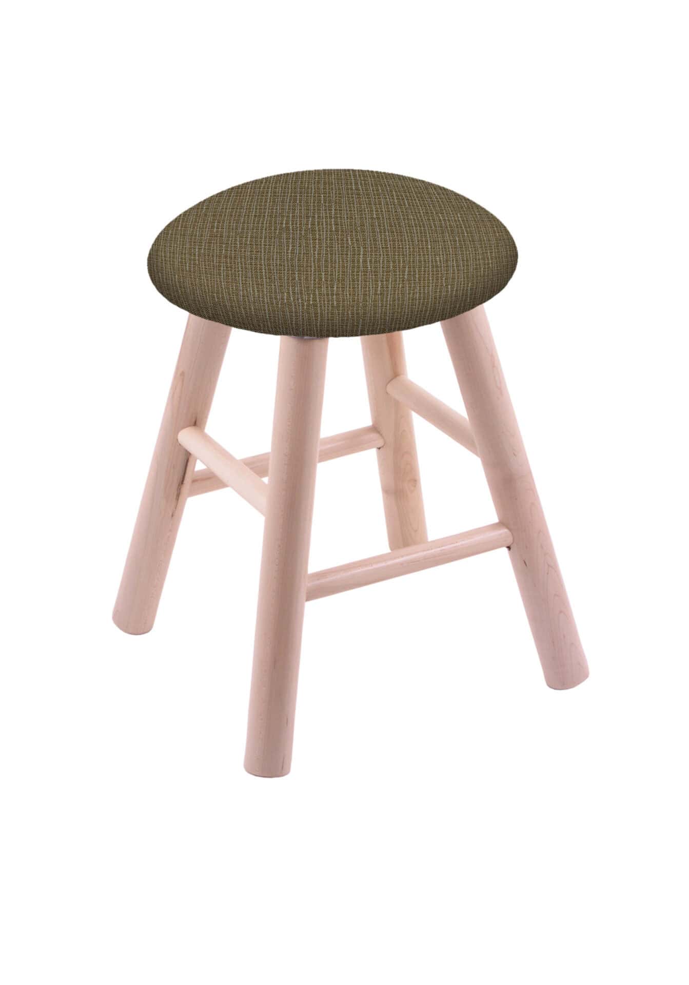 Round Cushion 18-Inch Backless Swivel Vanity Stool with Natural Finish, Smooth Maple Leg, and Graph Cork Seat 1 Round Cushion 18-Inch Backless Swivel Vanity Stool with Natural Finish, Smooth Maple Leg, and Graph Cork Seat