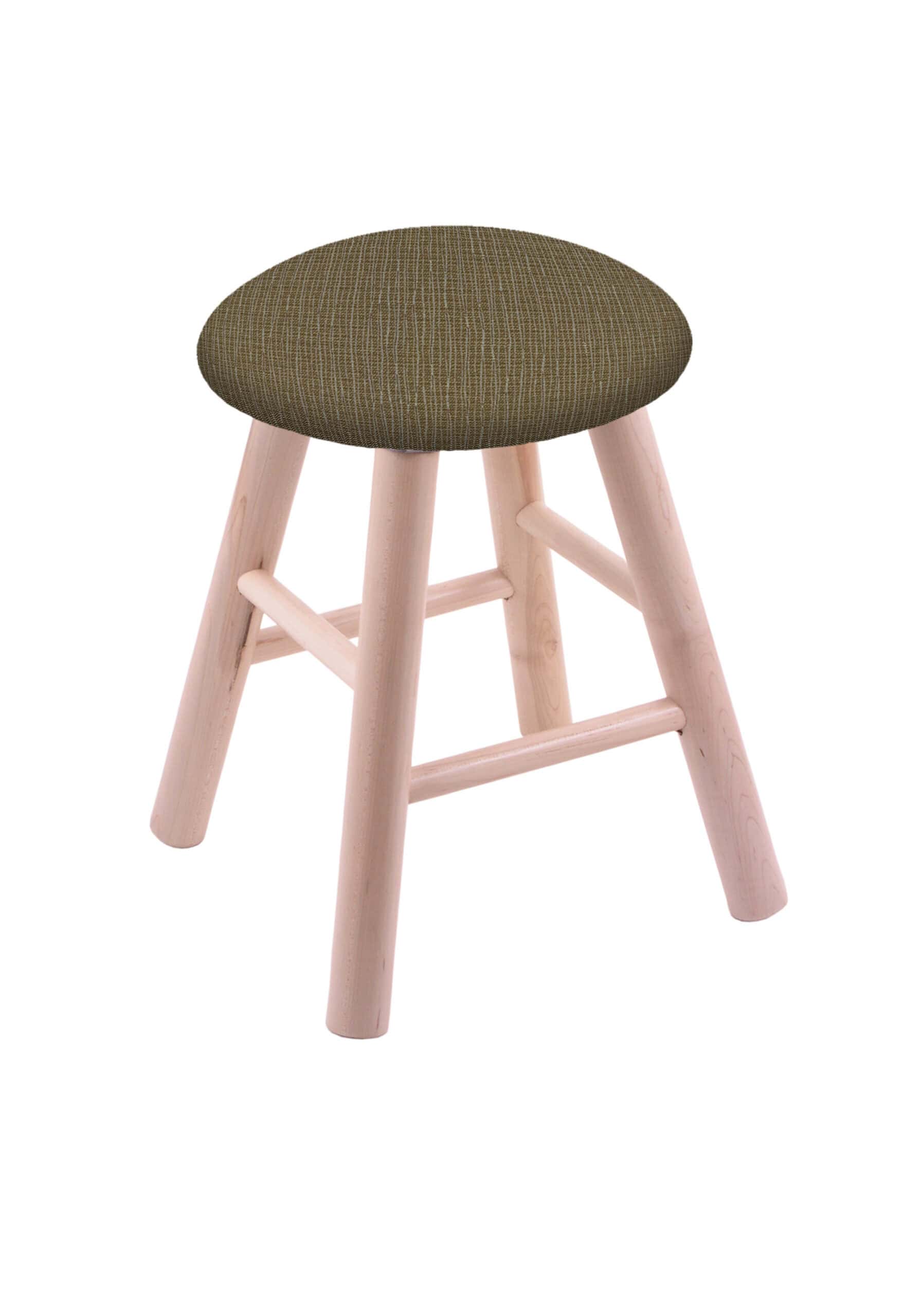 Round Cushion 18-Inch Backless Swivel Vanity Stool with Natural Finish, Smooth Maple Leg, and Graph Cork Seat 4 Round Cushion 18-Inch Backless Swivel Vanity Stool with Natural Finish, Smooth Maple Leg, and Graph Cork Seat