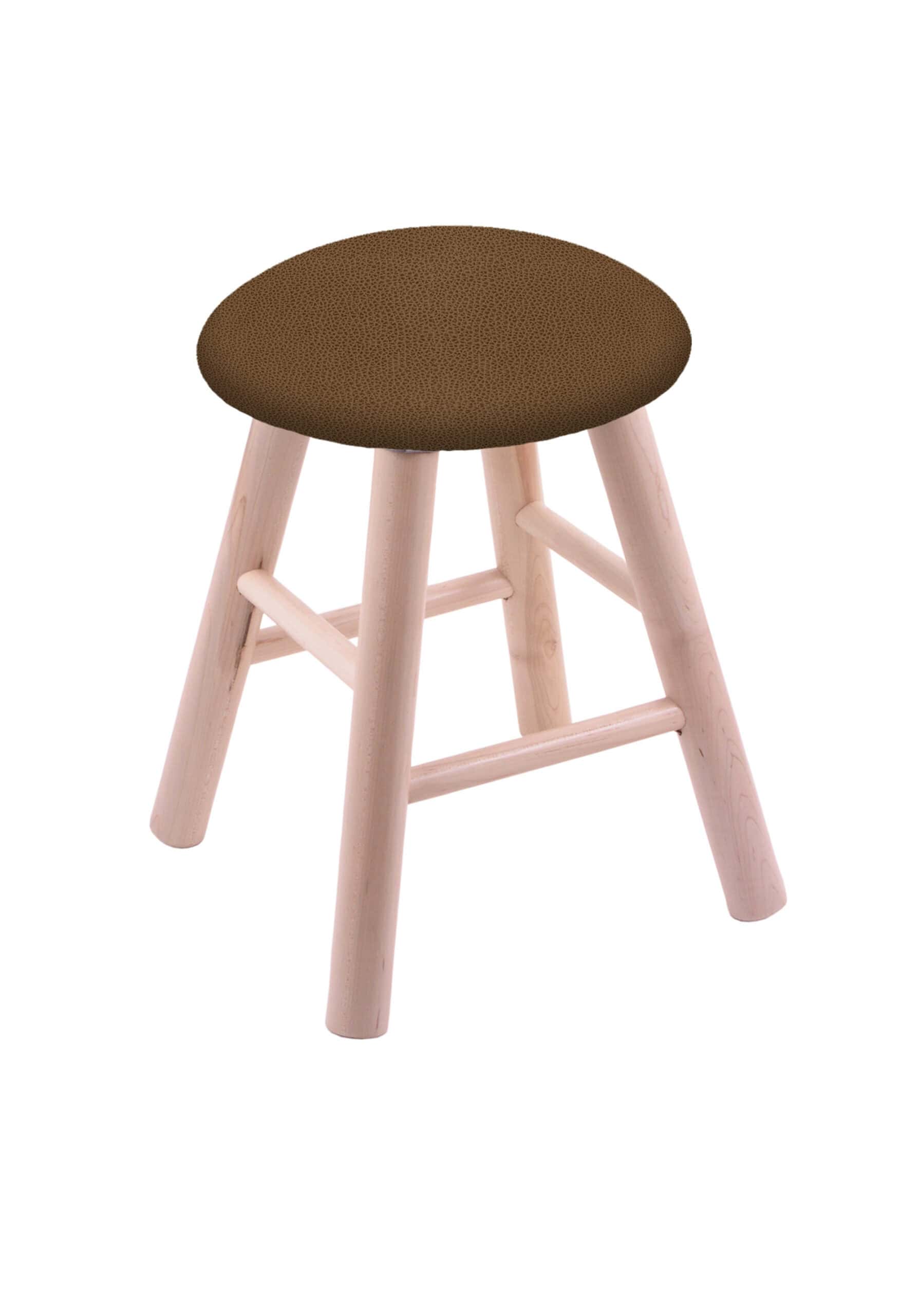 Round Cushion 18-Inch Backless Swivel Vanity Stool with Natural Finish, Smooth Maple Leg, and Rein Thatch Seat 4 Round Cushion 18-Inch Backless Swivel Vanity Stool with Natural Finish, Smooth Maple Leg, and Rein Thatch Seat