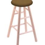 Round Cushion 24-Inch Backless Swivel Counter Stool with Natural Finish, Smooth Maple Leg, and Canter Saddle Seat 4 Round Cushion 24-Inch Backless Swivel Counter Stool with Natural Finish, Smooth Maple Leg, and Canter Saddle Seat