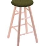 Round Cushion 24-Inch Backless Swivel Counter Stool with Natural Finish, Smooth Maple Leg, and Graph Parrot Seat 4 Round Cushion 24-Inch Backless Swivel Counter Stool with Natural Finish, Smooth Maple Leg, and Graph Parrot Seat