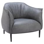 Coffee Faux Leather Accent Chair with Wood Legs and Armrest Support 14 Coffee Faux Leather Accent Chair with Wood Legs and Armrest Support