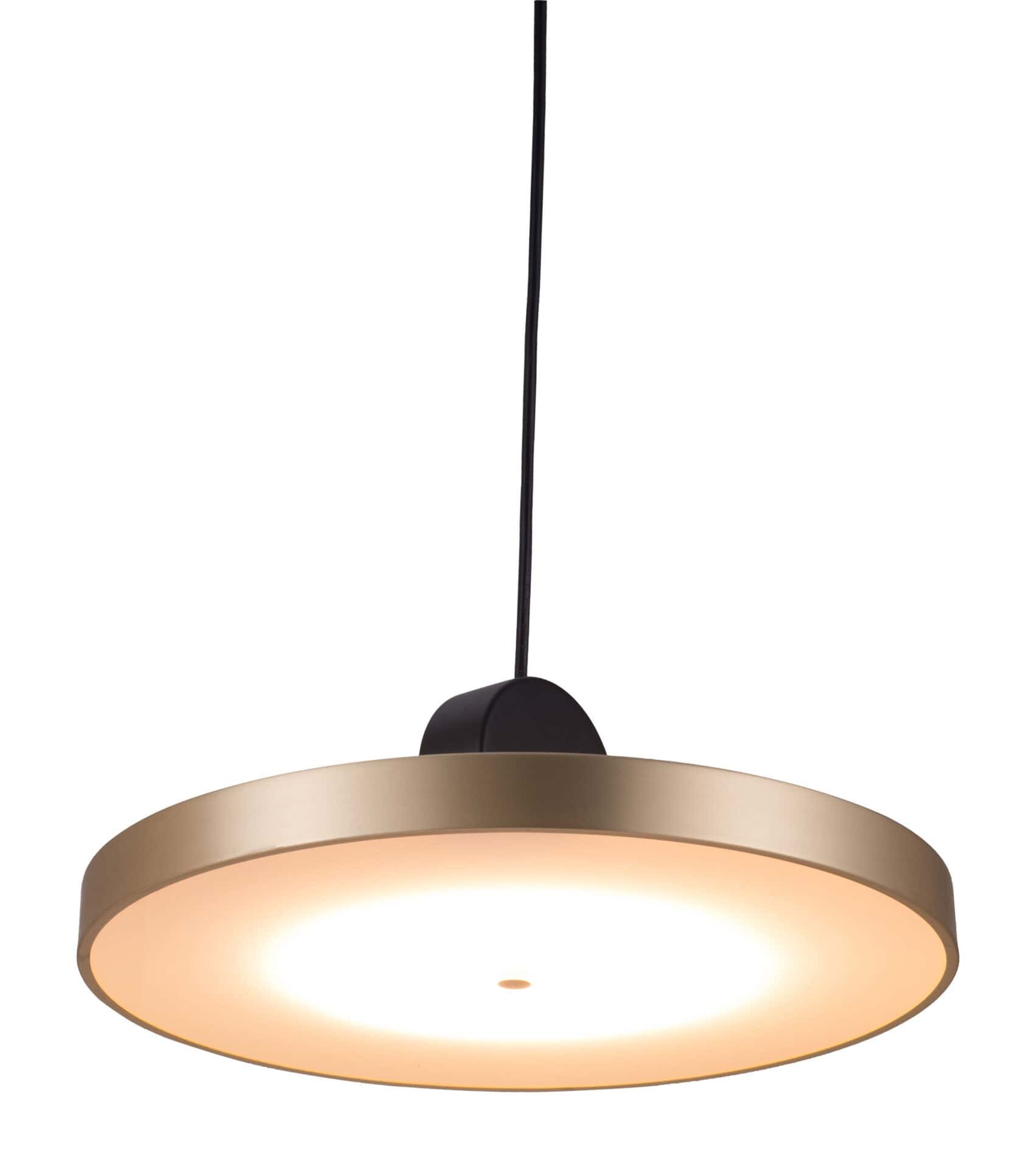 Modern Gold and Black Ceiling Lamp with Adjustable Cord and LED 9 Modern Gold and Black Ceiling Lamp with Adjustable Cord and LED - Image 9