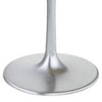 Gray Marble Top Dining Table with Steel Base, Seats 4 13 Gray Marble Top Dining Table with Steel Base, Seats 4