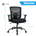 Big and Tall Ergonomic Mesh Office Chair 400LBS Capacity