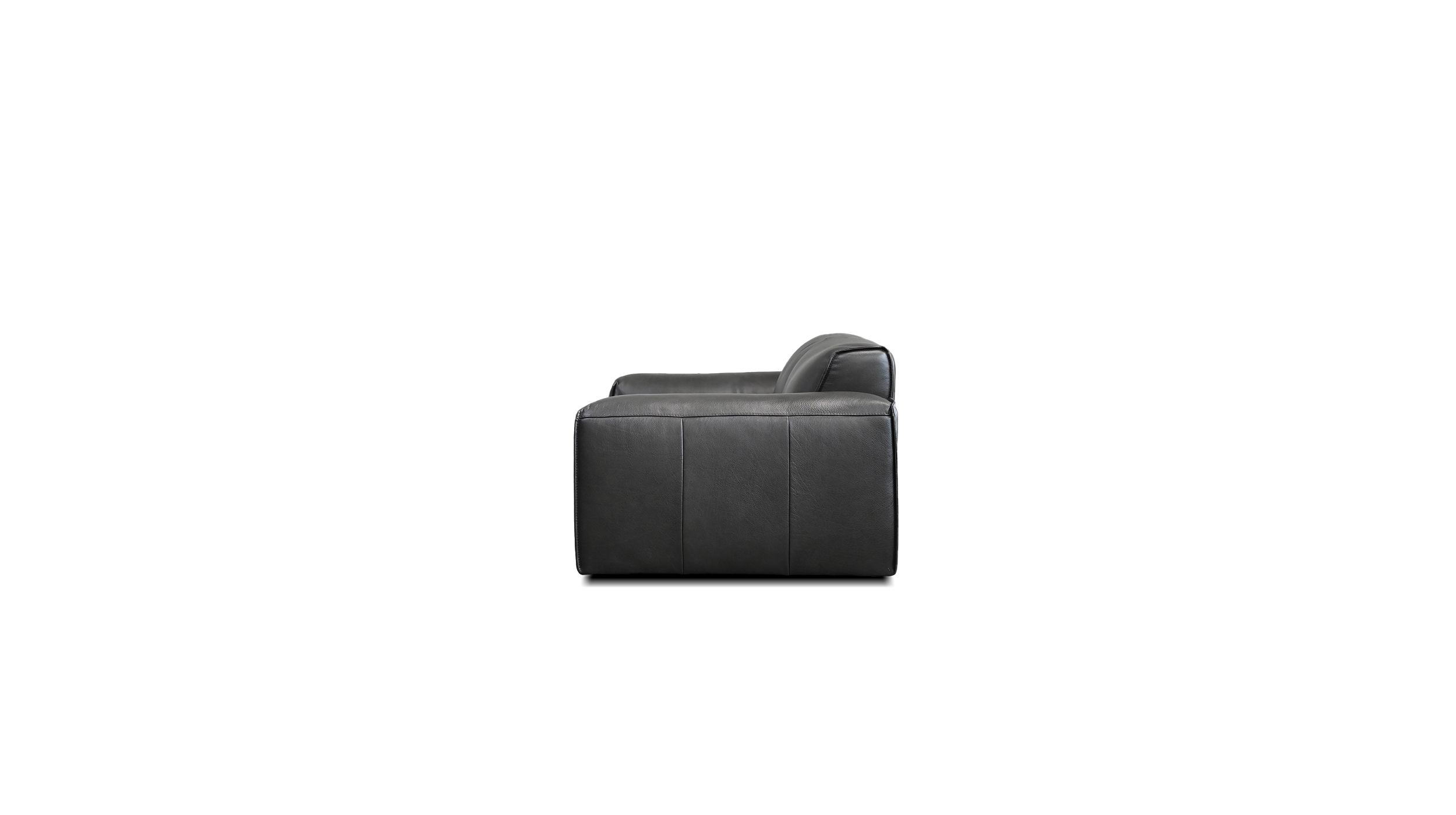 boone iron ore italian leather sofa