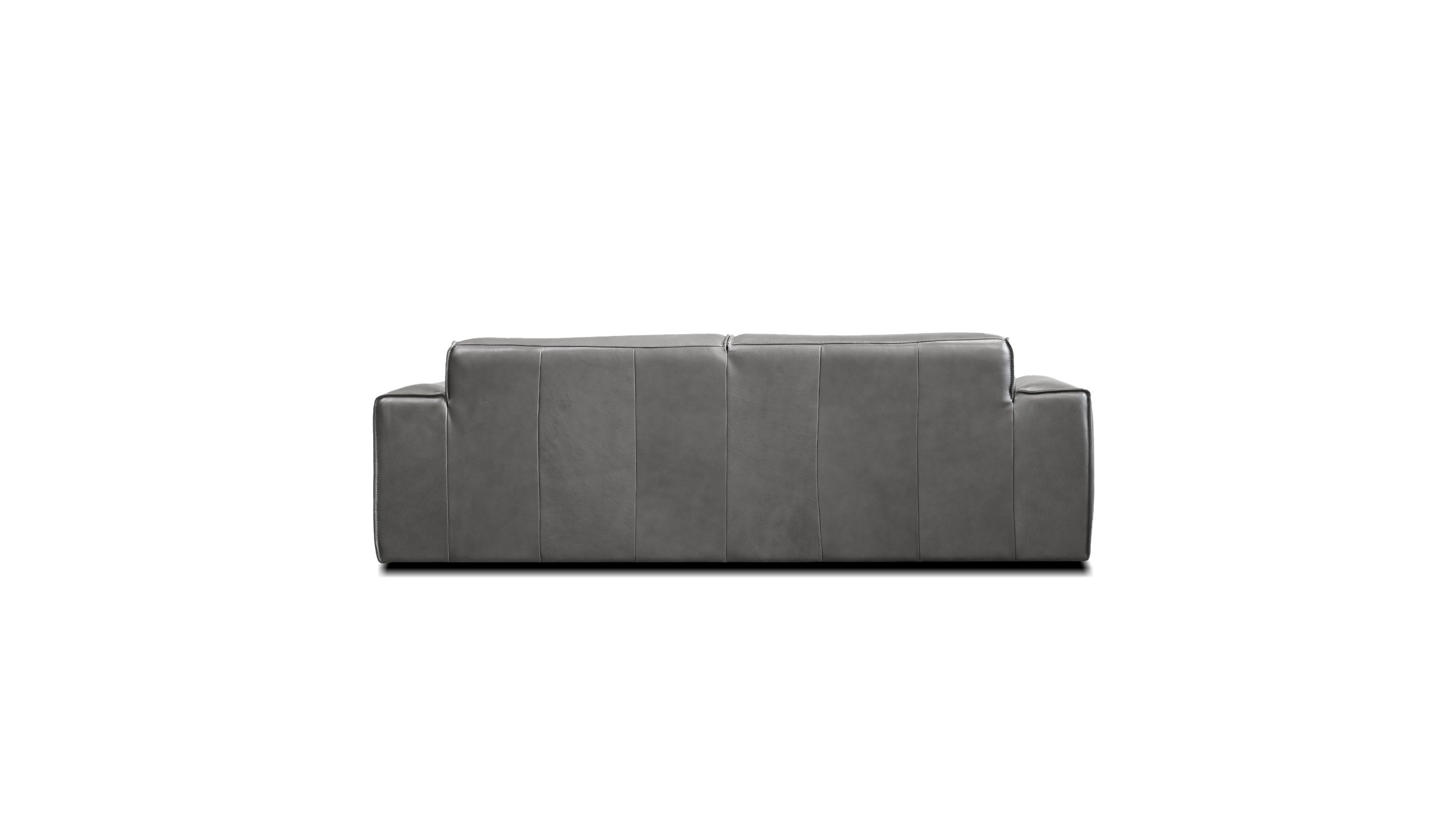boone iron ore italian leather sofa
