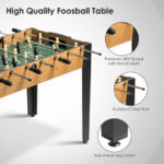 48 Inch Sturdy MDF Foosball Table with Accessories