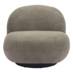 Olive Green Shearling Style Accent Chair with Powder Coated Steel Legs 13 Olive Green Shearling Style Accent Chair with Powder Coated Steel Legs