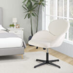 Cross-Legged Swivel Chair with Adjustable Height and Rocking Function 9 Cross-Legged Swivel Chair with Adjustable Height and Rocking Function