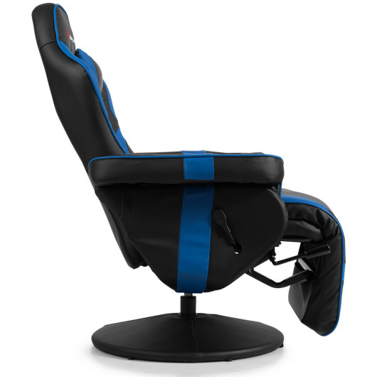 Ergonomic Massage Gaming Chair with Adjustable Backrest and Footrest 6 Ergonomic Massage Gaming Chair with Adjustable Backrest and Footrest - Image 6