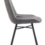 Modern Velvet Dining Chair with Steel Legs and Tufted Upholstery (Set of 2) 11 Modern Velvet Dining Chair with Steel Legs and Tufted Upholstery (Set of 2)