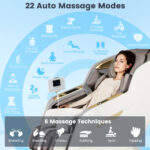 SL Track Massage Chair with Heat, Zero Gravity, and Foot Rollers