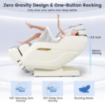 SL Track Massage Chair with Heat, Zero Gravity, and Foot Rollers