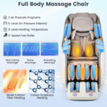 SL Track Massage Chair with Heat, Zero Gravity, and Foot Rollers