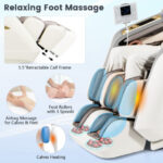 SL Track Massage Chair with Heat, Zero Gravity, and Foot Rollers
