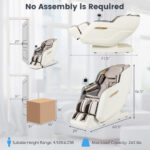 SL Track Massage Chair with Heat, Zero Gravity, and Foot Rollers