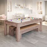 3-in-1 Dining, Pool, and Ping Pong Table with Accessories