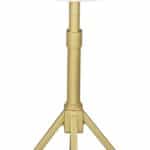 White and Gold Modern Glam Side Table with Marble Top 14 White and Gold Modern Glam Side Table with Marble Top