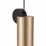 Modern Gold and Black Ceiling Lamp with Adjustable LED Lighting