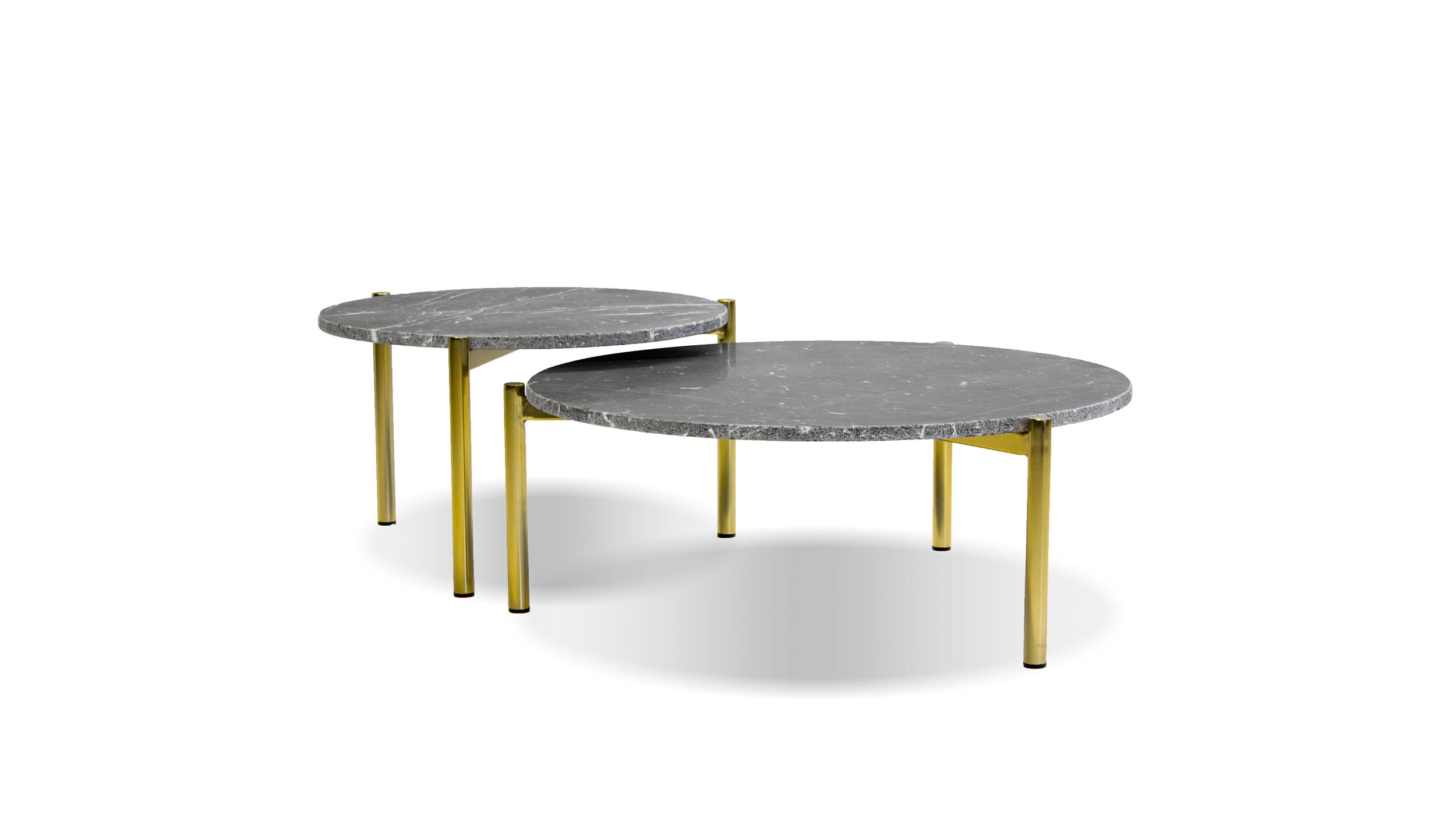 atlas23 small black rough edge marble coffee table