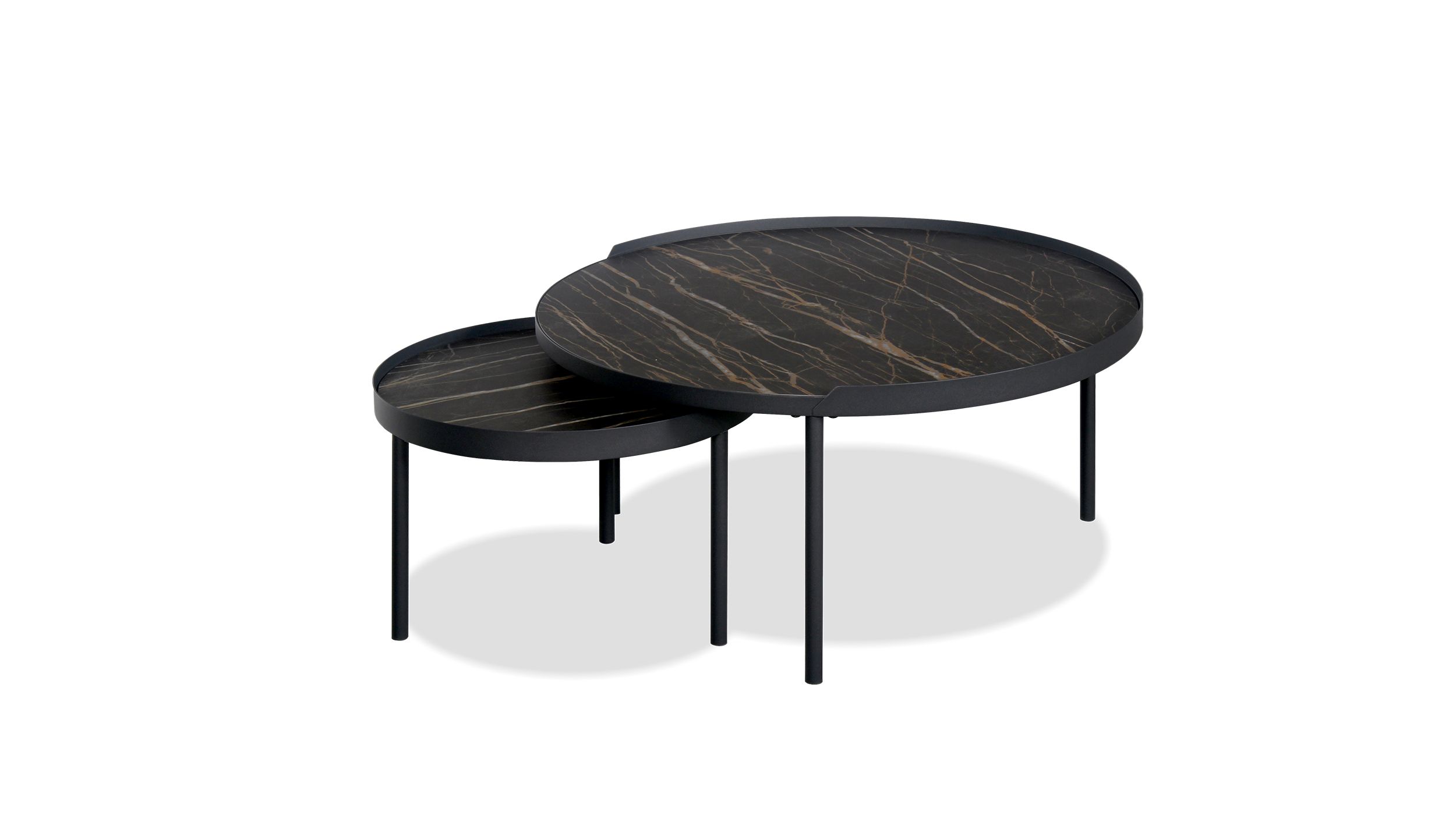 coast noir desir ceramic top large coffee table