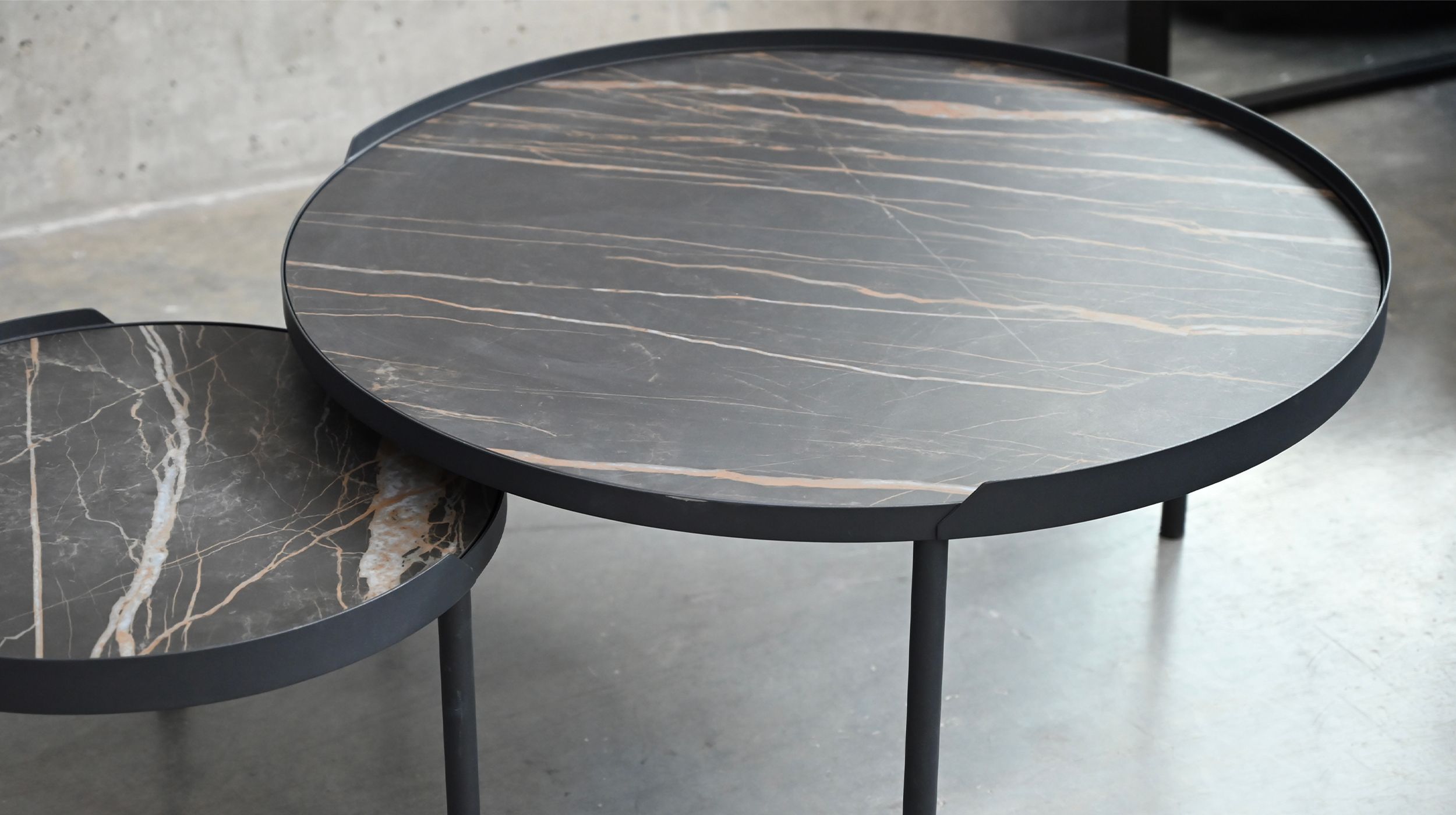 coast noir desir ceramic top large coffee table