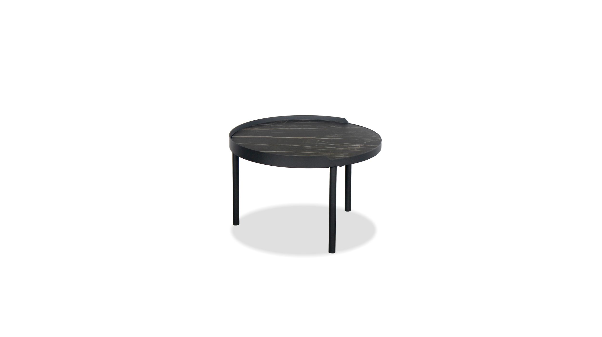 coast small noir desir ceramic top coffee table
