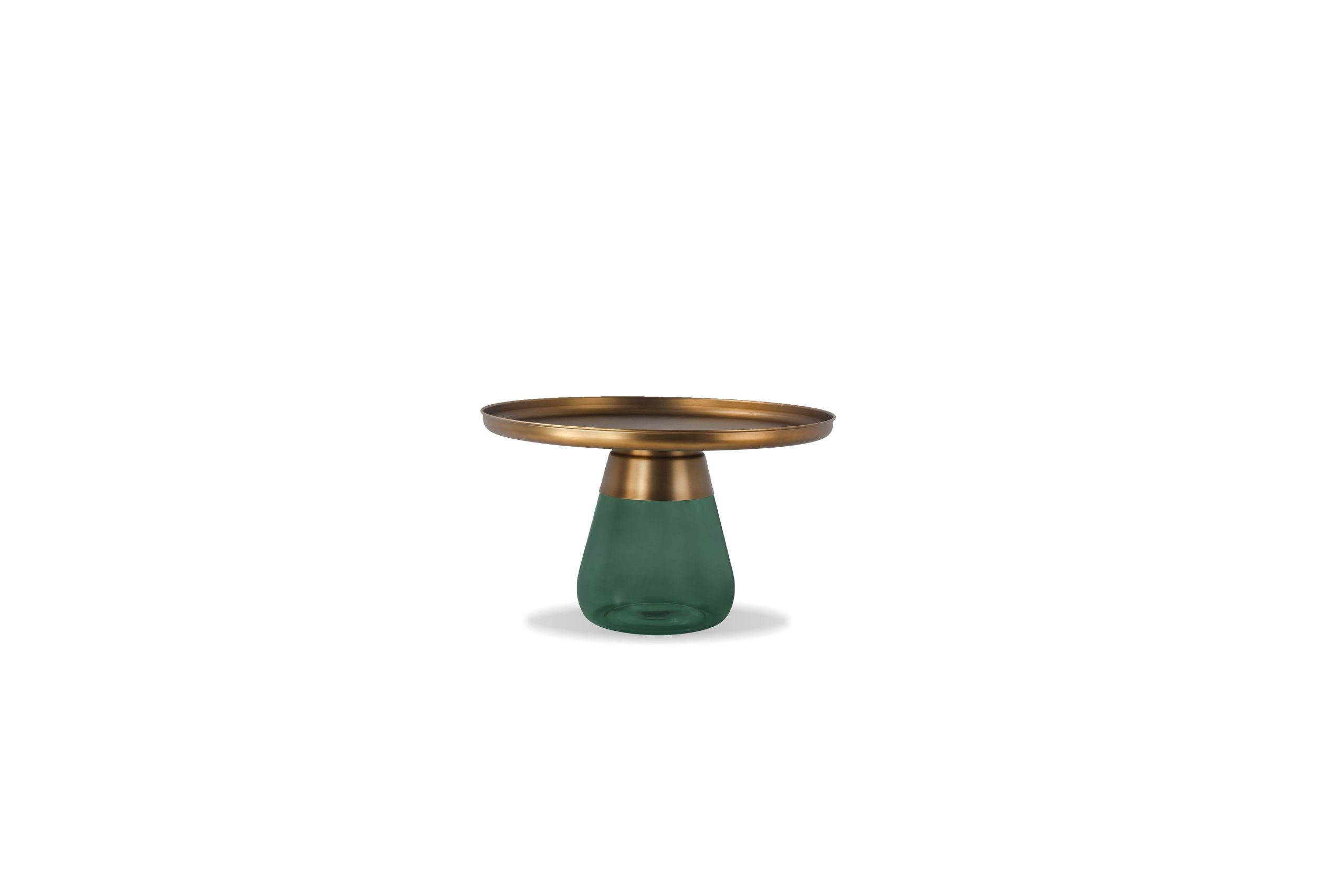 duverre coffee table brass aluminum green glass
